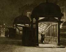 Martin Lewis, 'Late Traveler'